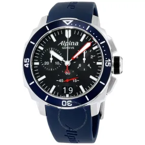 ALPINA SEASTRONG DIVER 300 BIG DATE CHRONOGRAPH AL-372LBN4V6 MEN'S WATCH