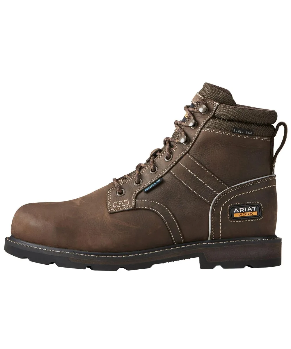 Ariat Groundbreaker Men's 6" Waterproof Work Boots