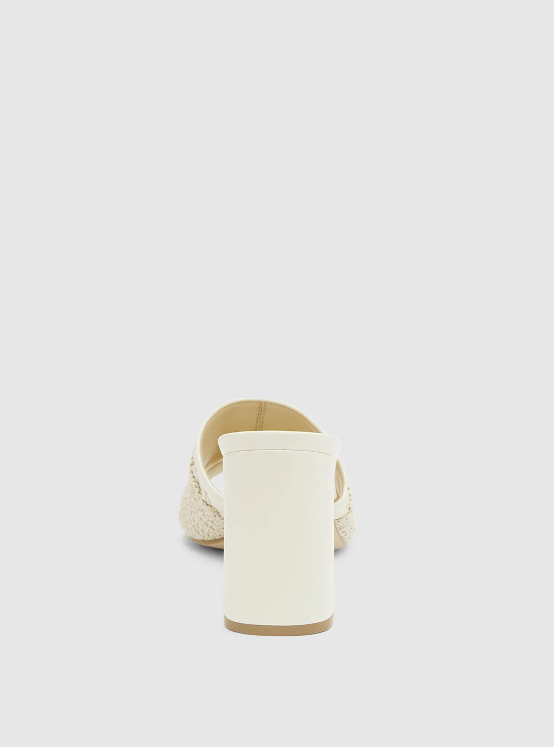 Beige Gellian Block Heel