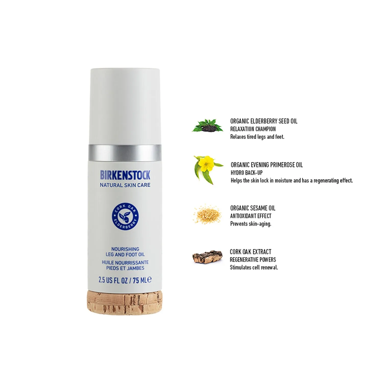 Birkenstock Natural Skin Care Nourishing Foot and Leg Oil