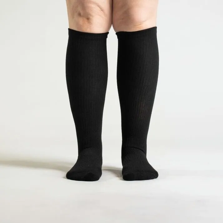 Black Compression Socks Bundle 6-Pack