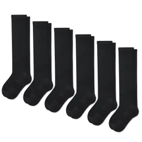 Black Compression Socks Bundle 6-Pack