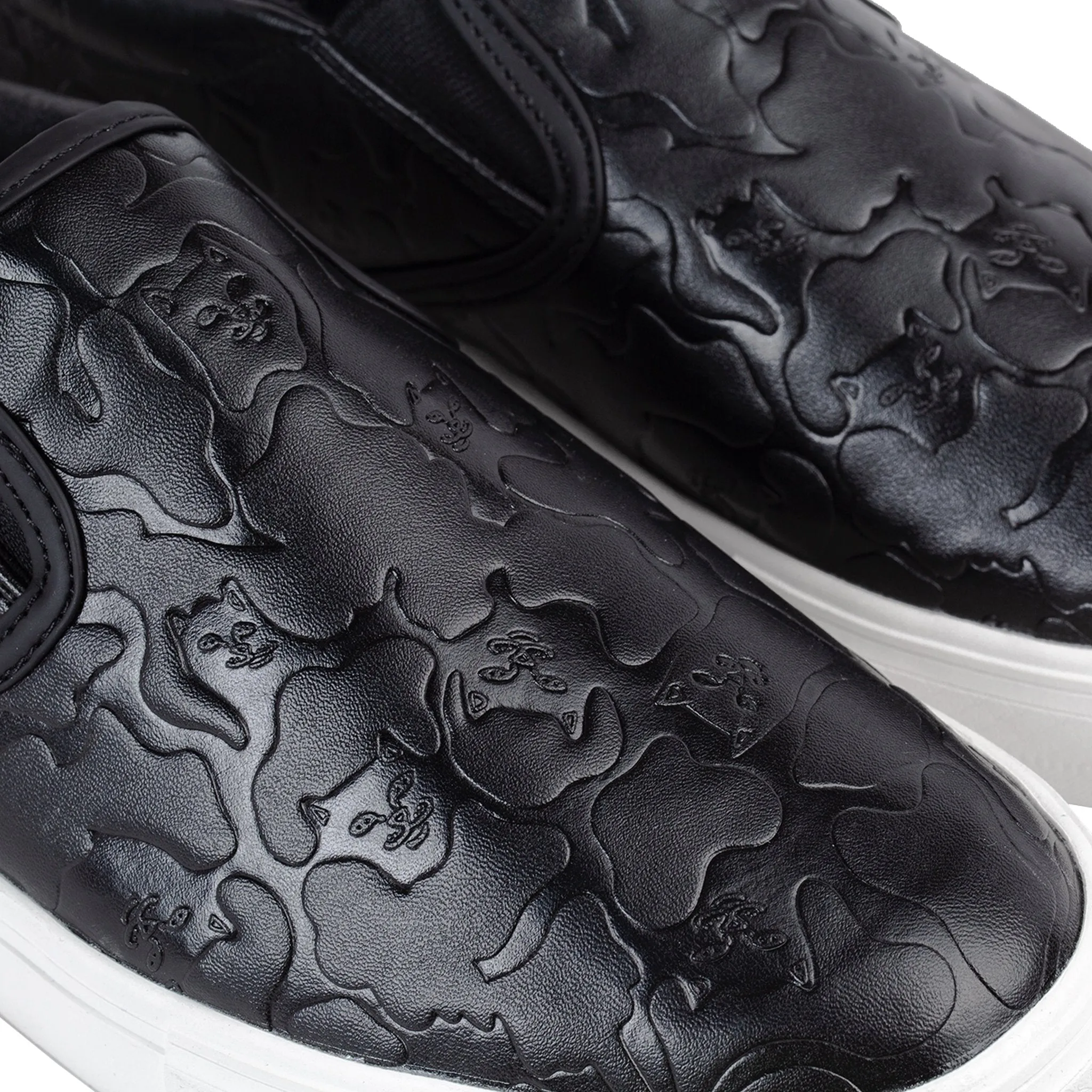 Blackout Camo Slip Ons