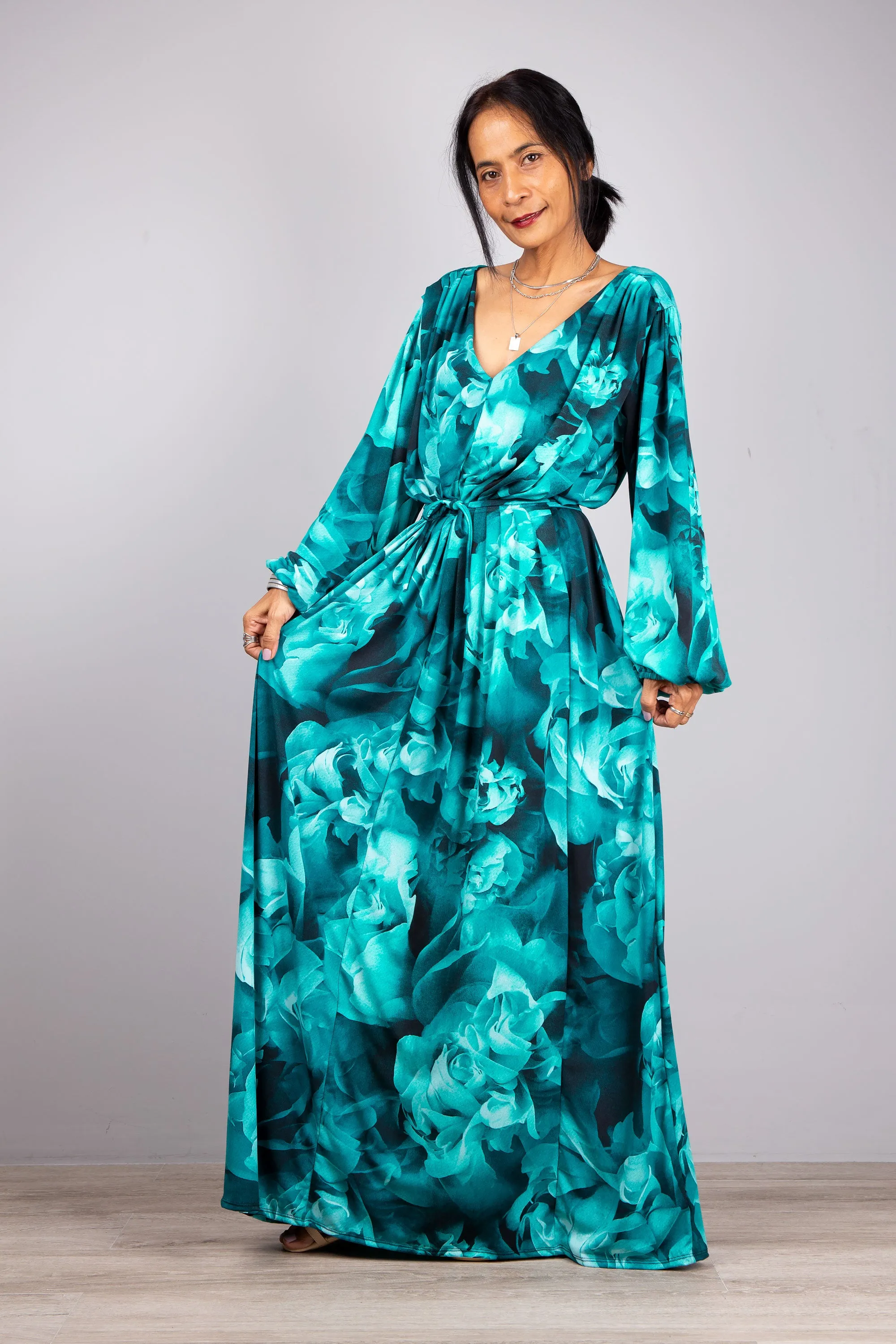 Boho chic maxi dress