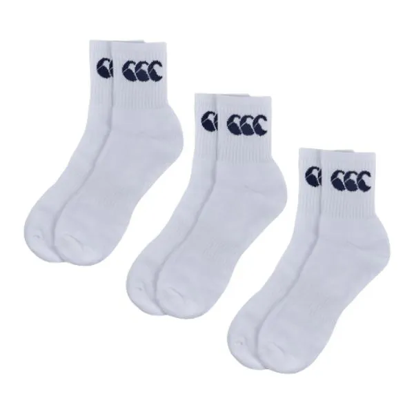 CANTERBURY - Unisex Crew Socks 3 Pack