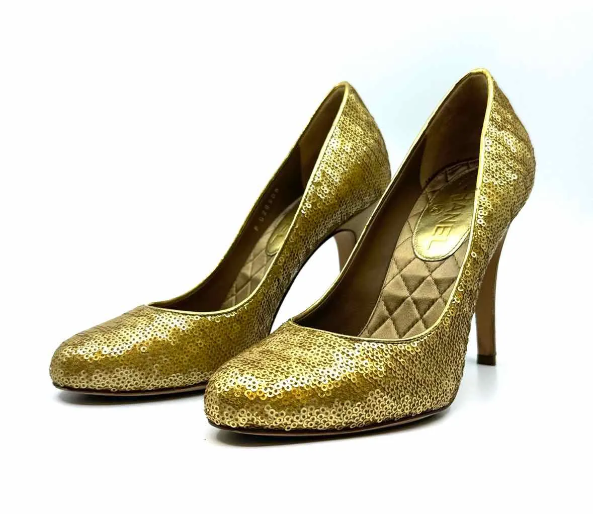 CHANEL Sequin Pumps | Size 7