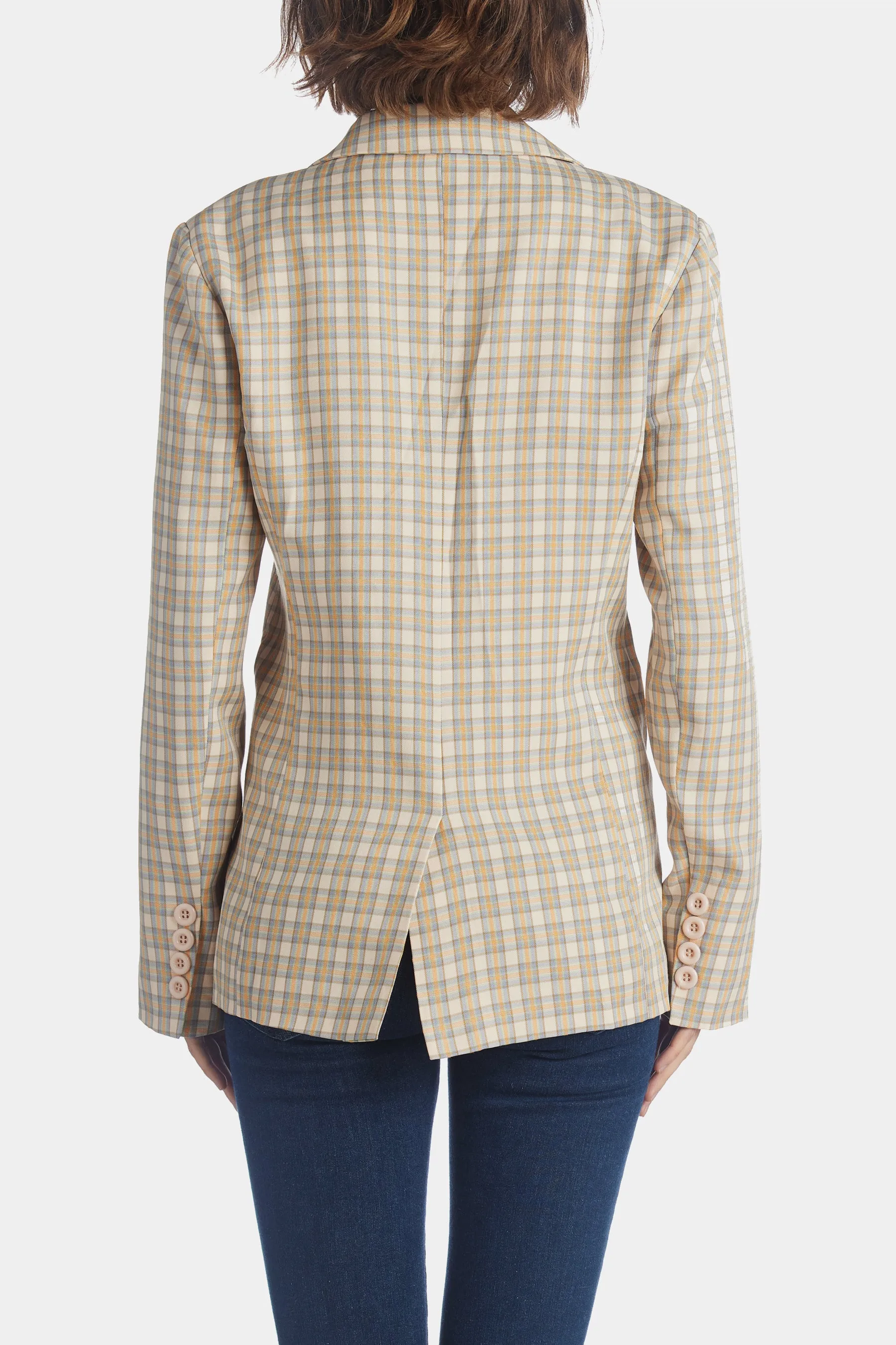 Checked Blazer