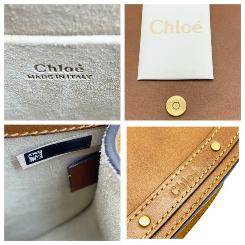 Chloé Nile Medium Bracelet Saddle Brown Leather Cross Body Bag