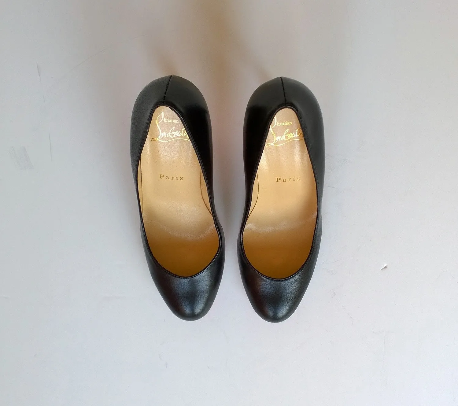 Christian Louboutin Simple 85 Black Nappa Leather Heels new shoes