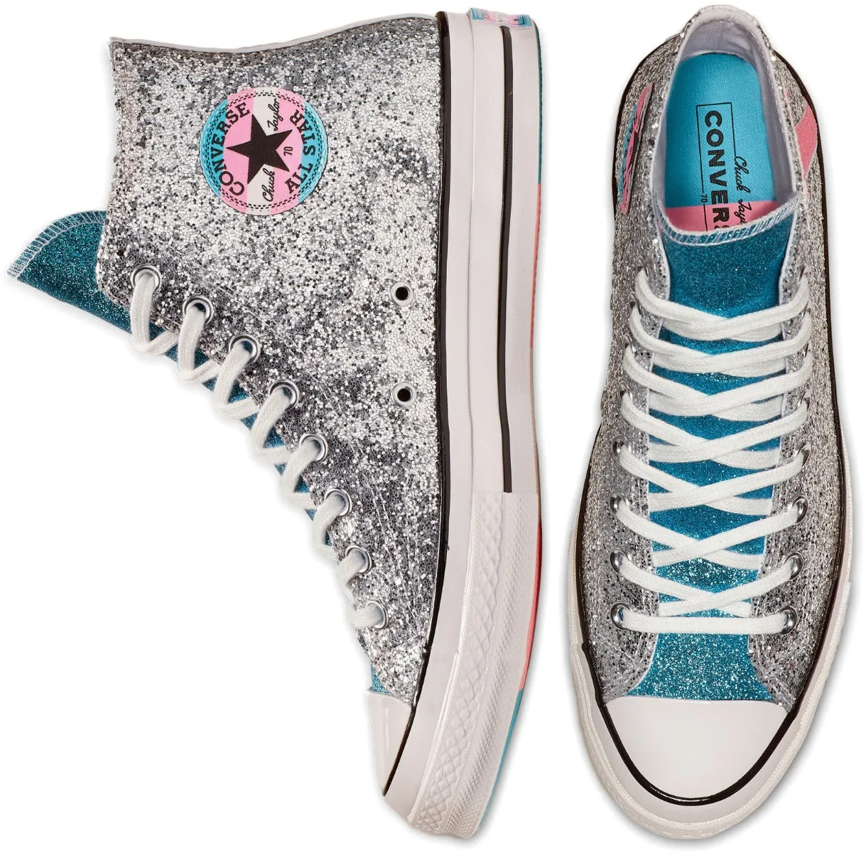 Converse Chuck Taylor 70s Hi Top Pride Trans Bolt/Silver