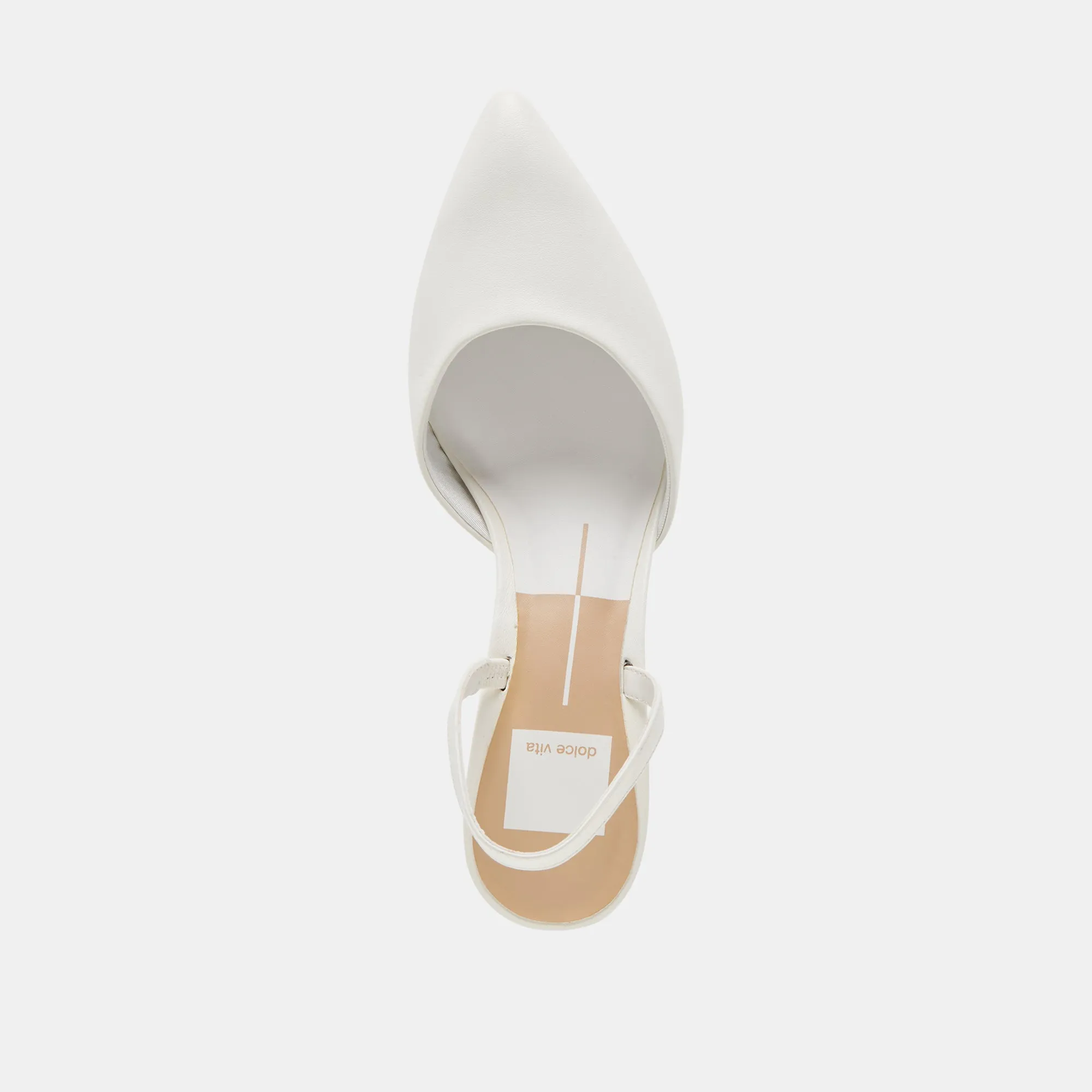 CORSA HEELS TRUE WHITE LEATHER