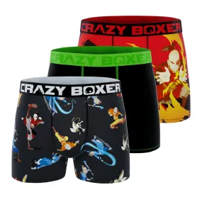 CRAZYBOXER Avatar Zuko   Black   Avatar Men's Boxer Briefs (3 pack)