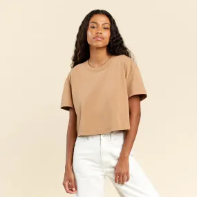 Cropped Tee | Cinnamon