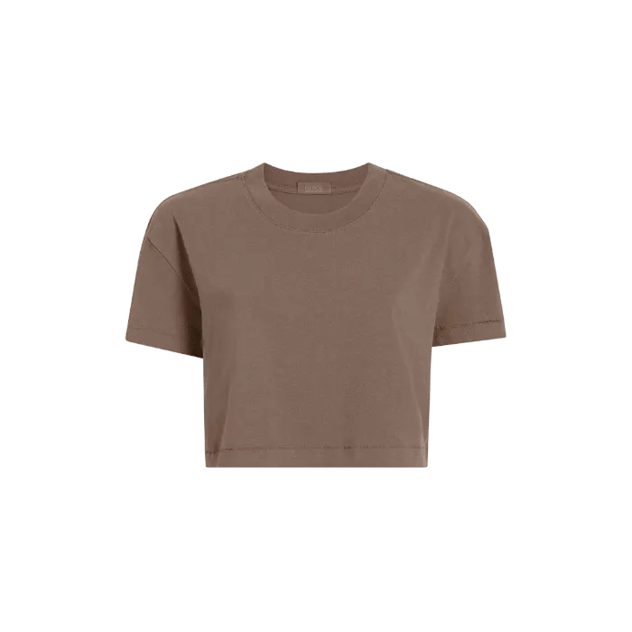 Cropped Tee | Mocha