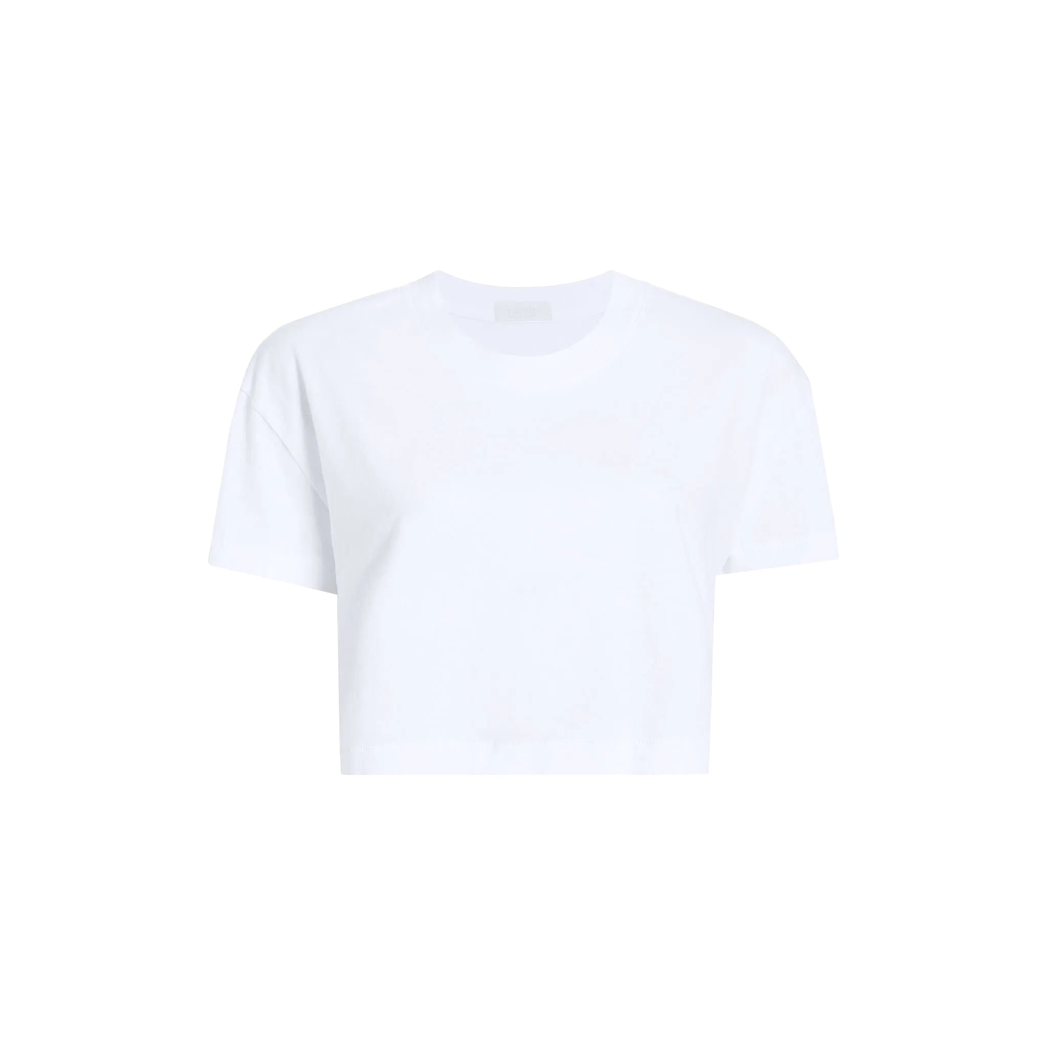 Cropped Tee | White