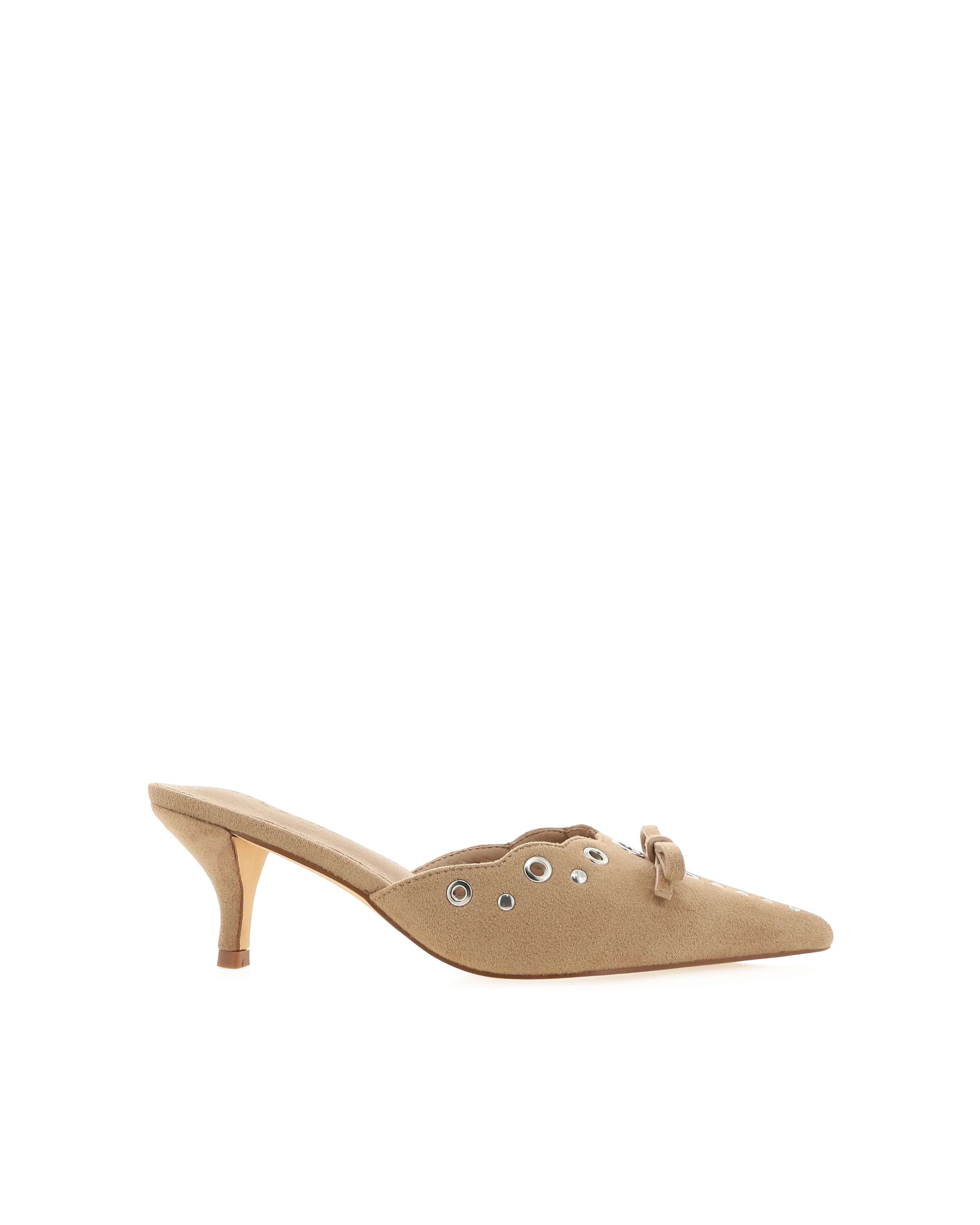 Elio Heels - Camel Suede