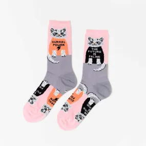 Future is Feline Crew Socks - Small