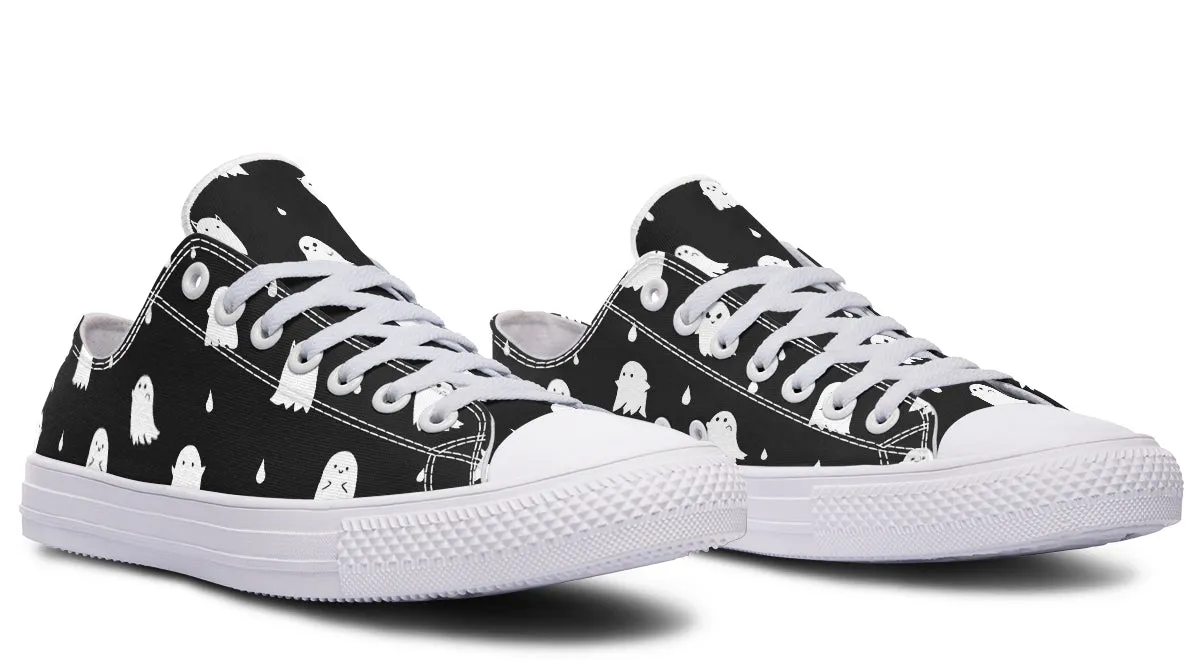 Ghost Party Low Tops - Classic Premium Canvas Shoes with Comfortable and Durable Soles