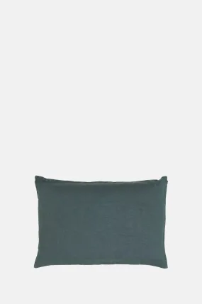 Historical Blue Linen Cushion 60x40