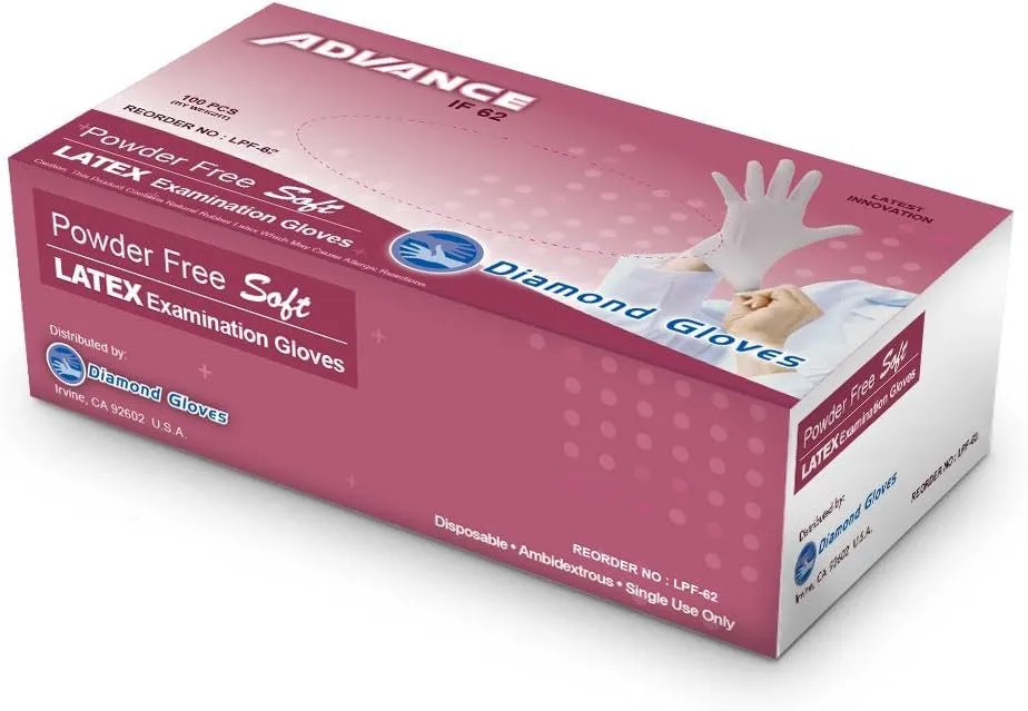 (In-Stock) 6X Latex Exam Gloves (6 Mil)