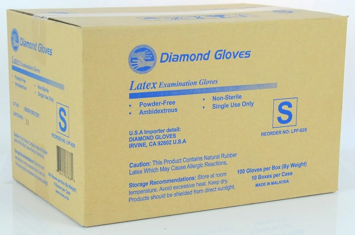 (In-Stock) 6X Latex Exam Gloves (6 Mil)