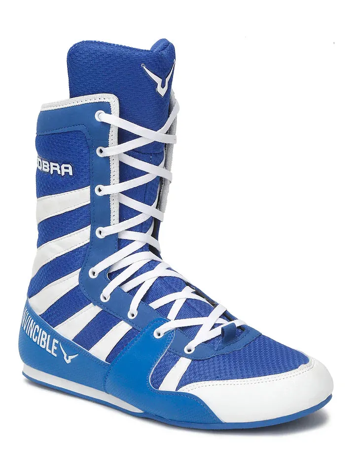 Invincible Cobra Boxing Shoes for Men & Women (BLUE)