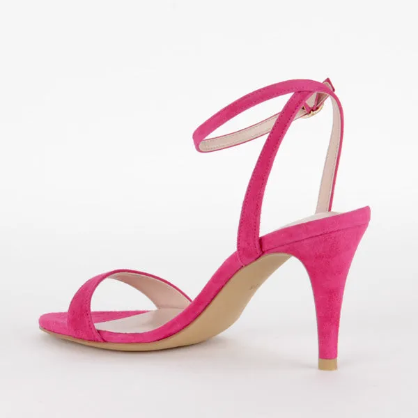 MEGAN - pink suede