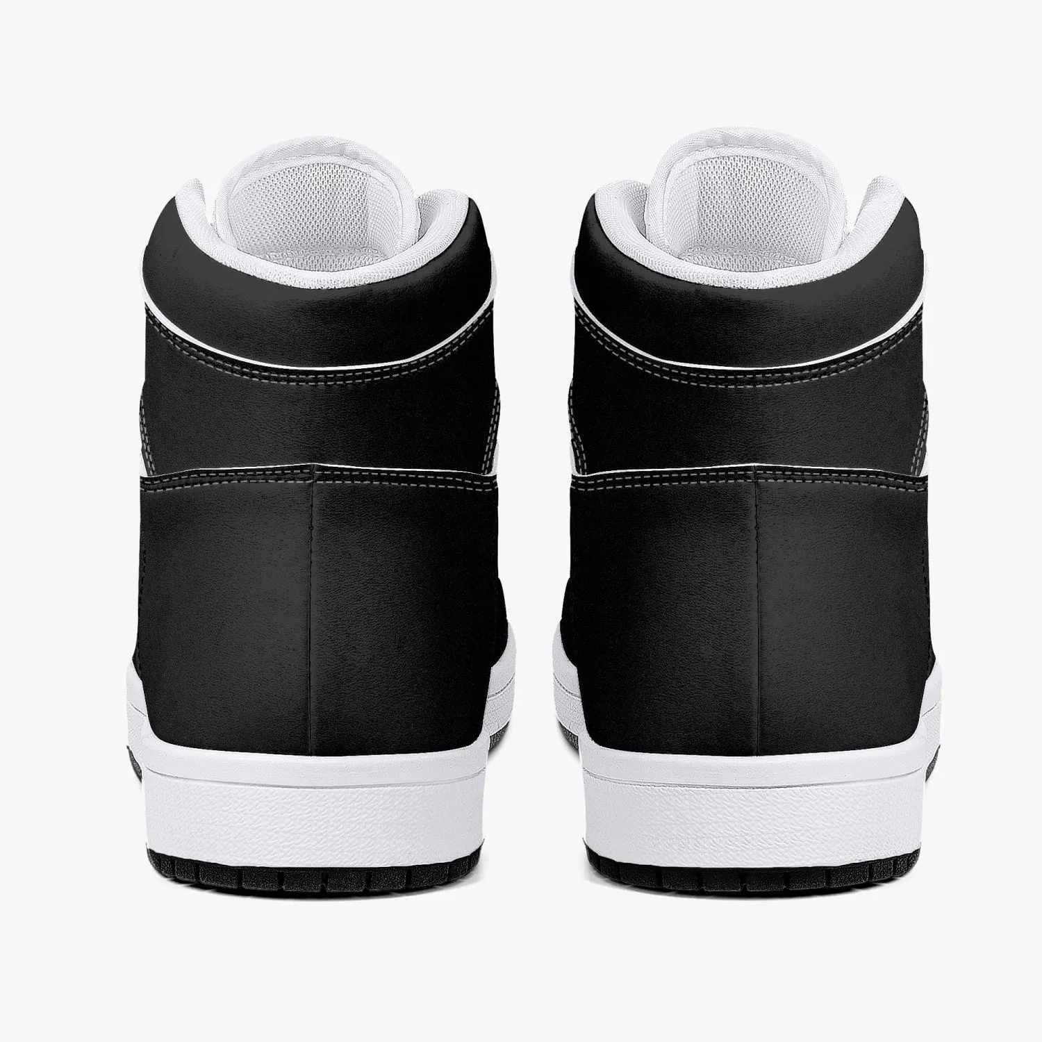 MICHAEL CLEMENTE 15 Ultimate High-Top Leather Sneakers - carbon white