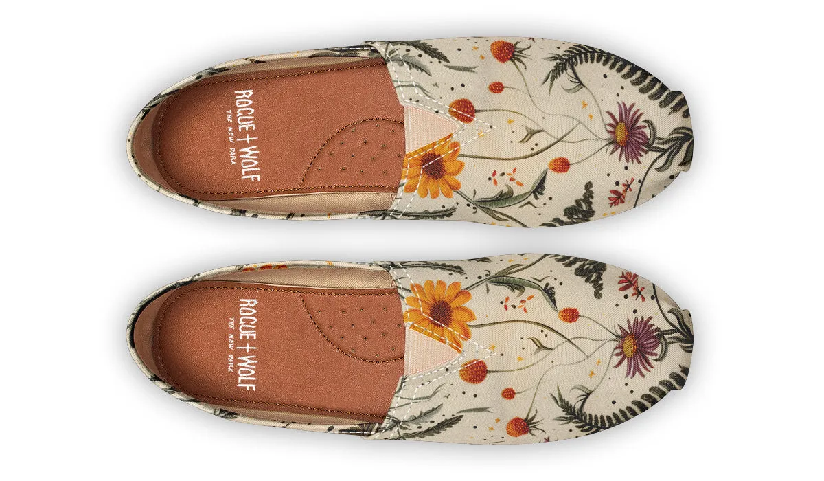 Midsummer Espadrilles - Lightweight Canvas Slip-Ons with Elastic V for Easy Comfort