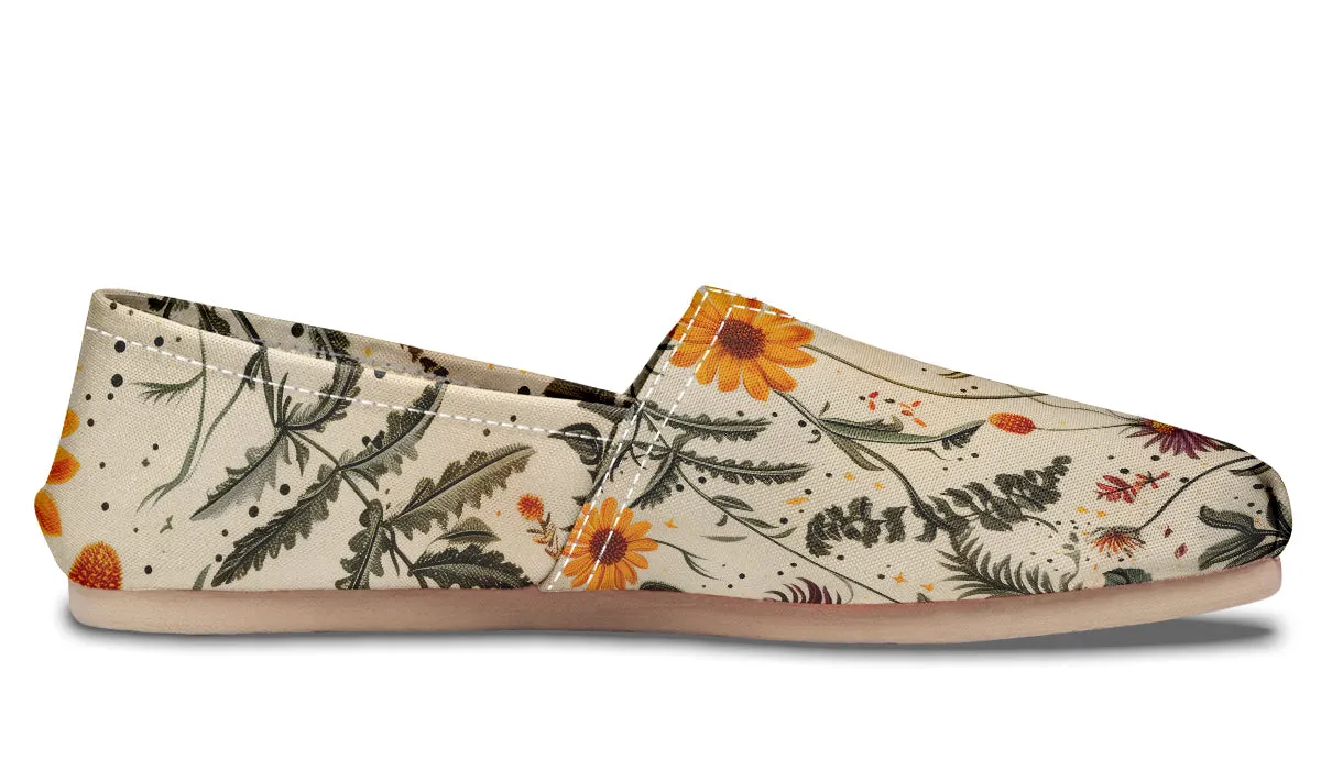 Midsummer Espadrilles - Lightweight Canvas Slip-Ons with Elastic V for Easy Comfort