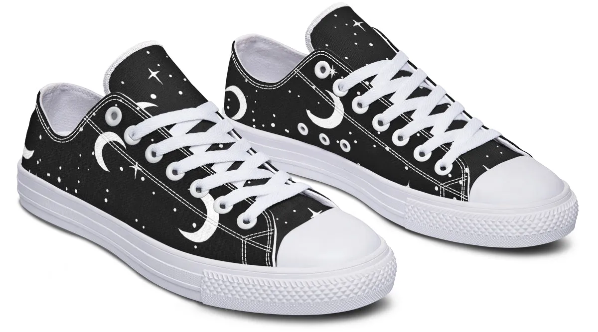 MoonDust Low Tops - Classic Premium Canvas Shoes with Comfortable and Durable Soles