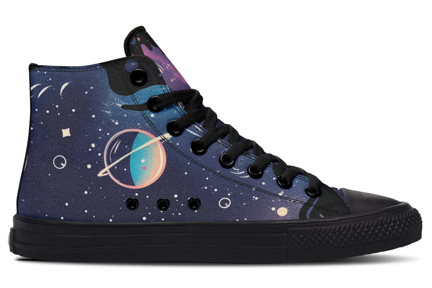 Nebula High Tops - Classic Premium Canvas Shoes with Comfortable and Durable Soles