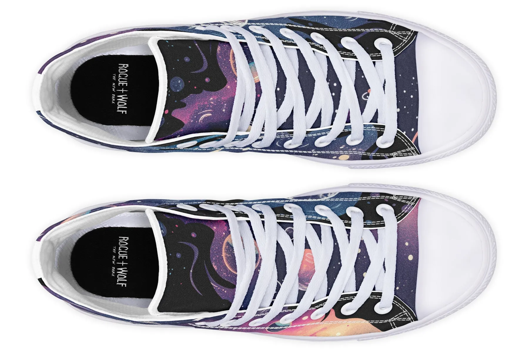 Nebula High Tops - Classic Premium Canvas Shoes with Comfortable and Durable Soles