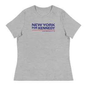 New York for Kennedy Women's Relaxed Tee