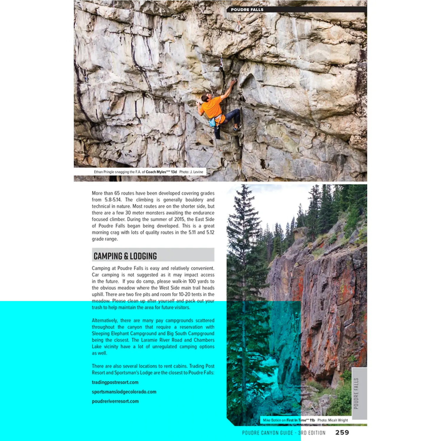 Poudre Canyon Rock Climbing Guide, 3rd edition