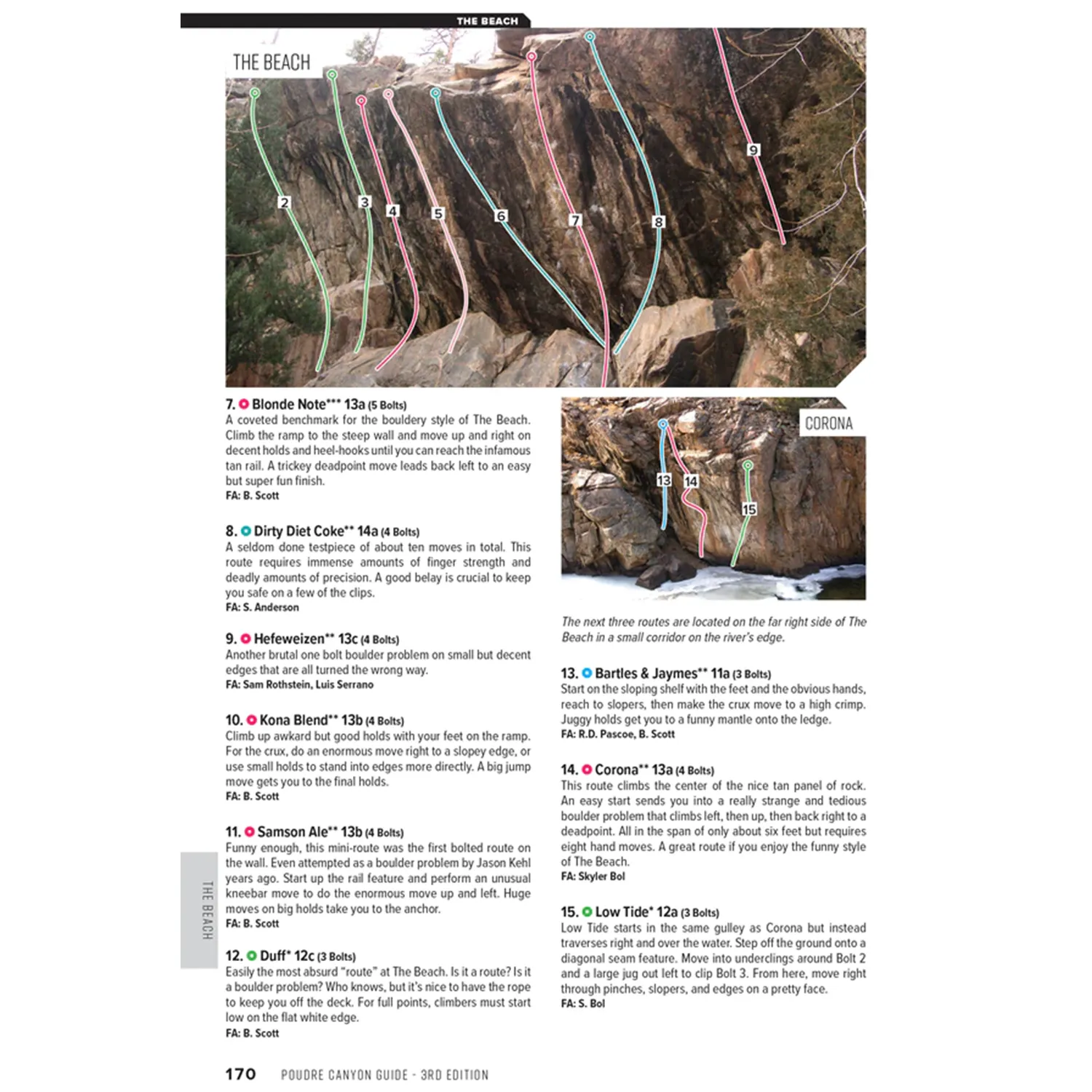 Poudre Canyon Rock Climbing Guide, 3rd edition