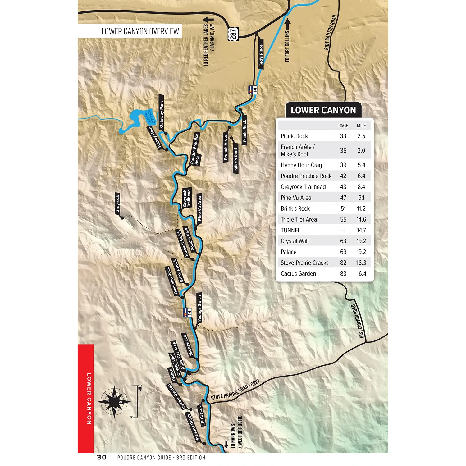 Poudre Canyon Rock Climbing Guide, 3rd edition