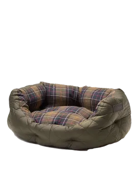 Quilted Dog Bed 24" Olive