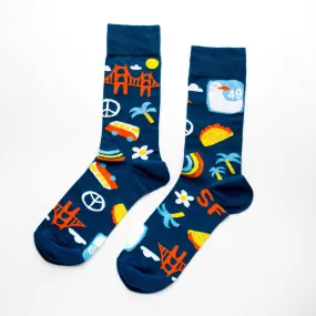 San Francisco Crew Socks - Large