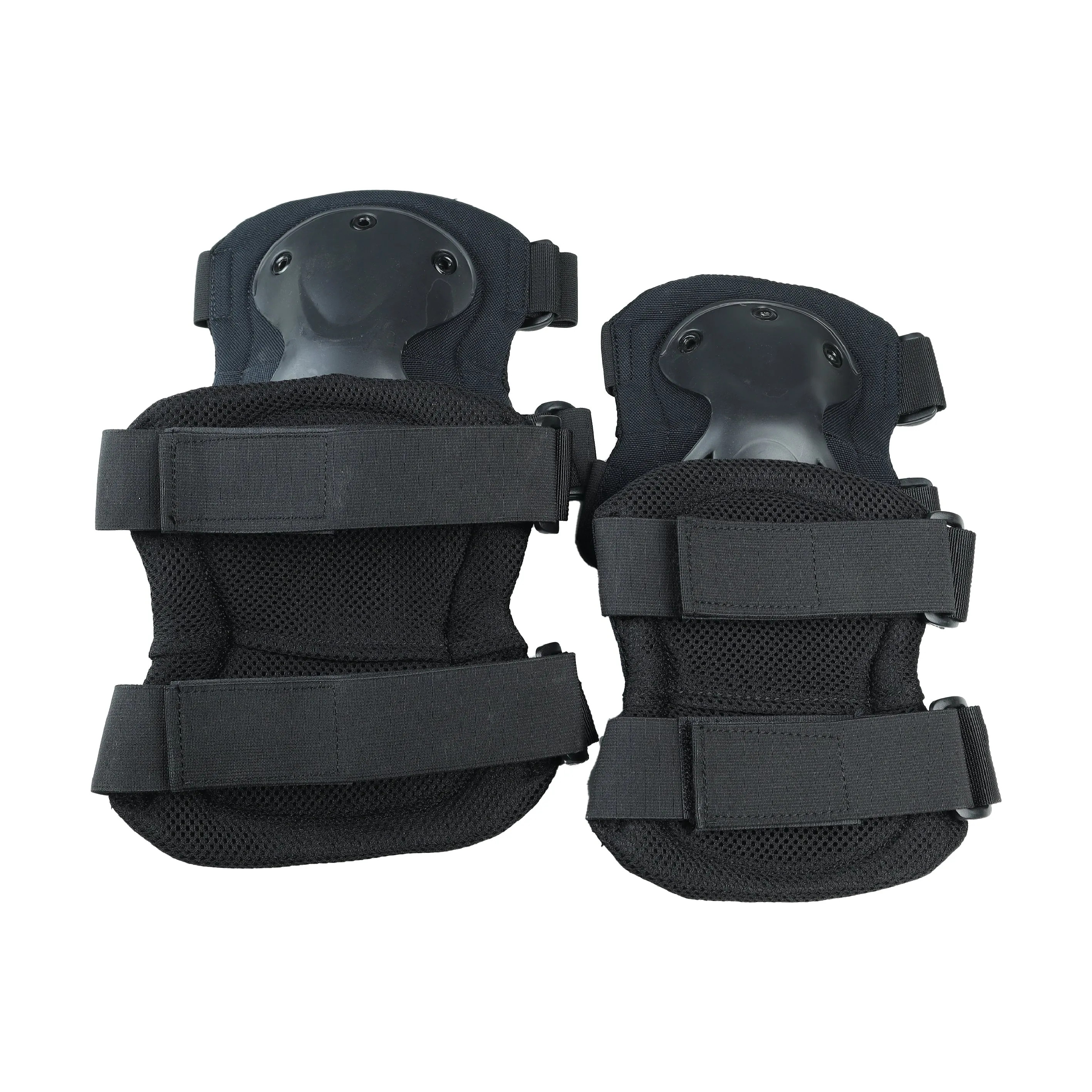 Set of 4 Tactical Knee and Elbow Pads - Black