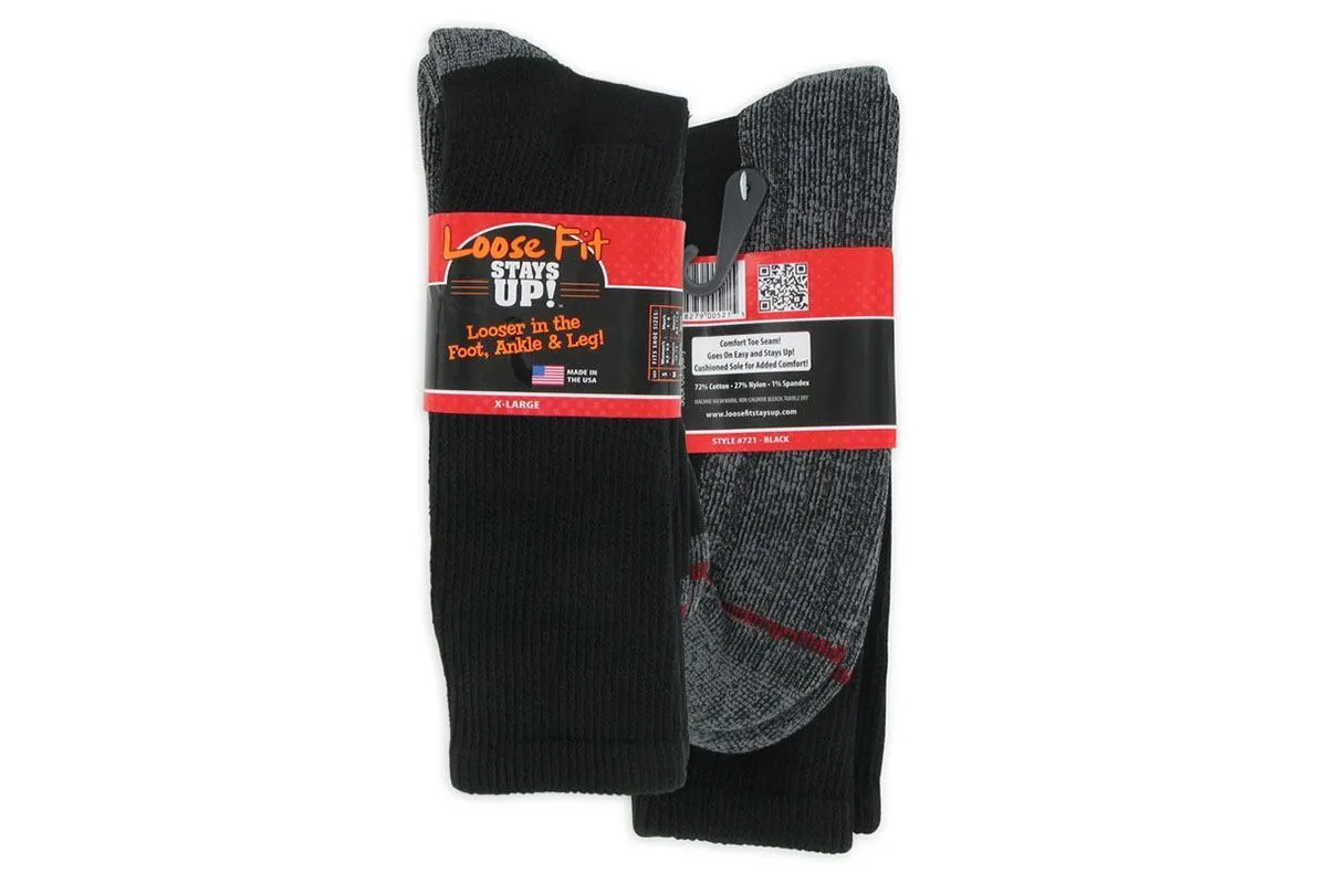 Socks Loose Fit Crew Black