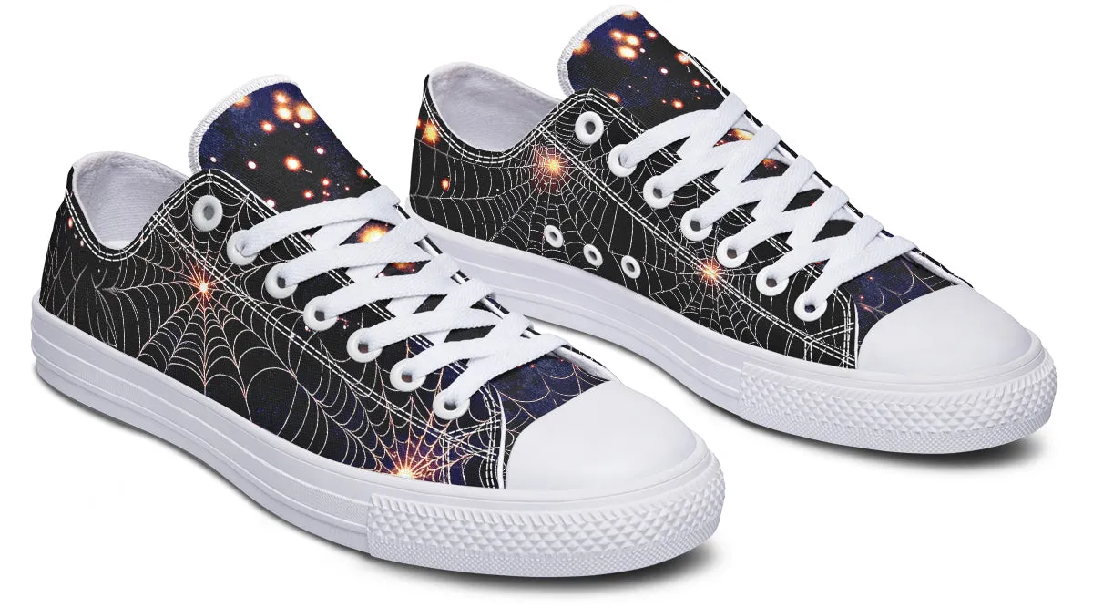 Spiderweb Low Tops - Classic Premium Canvas Shoes with Comfortable and Durable Soles