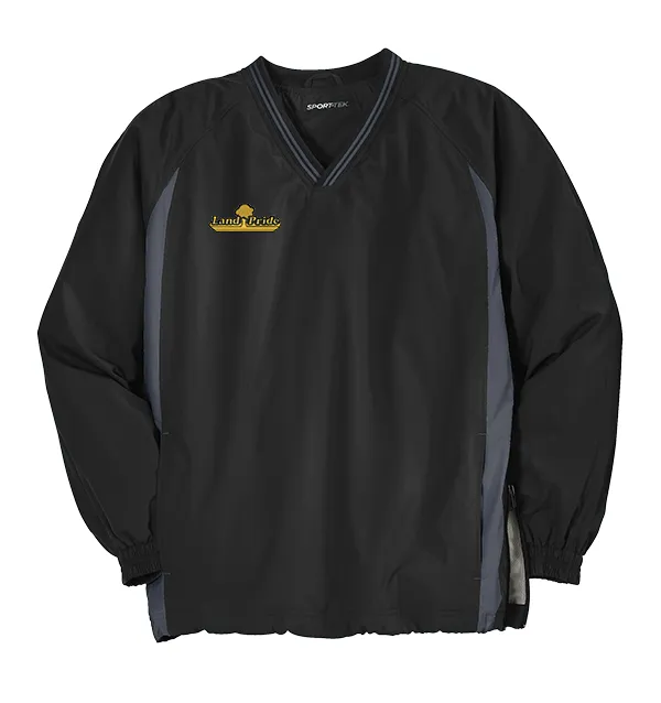 Sport-Tek® Tipped V-Neck Raglan Wind Shirt