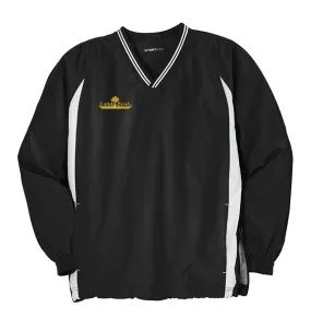 Sport-Tek® Tipped V-Neck Raglan Wind Shirt