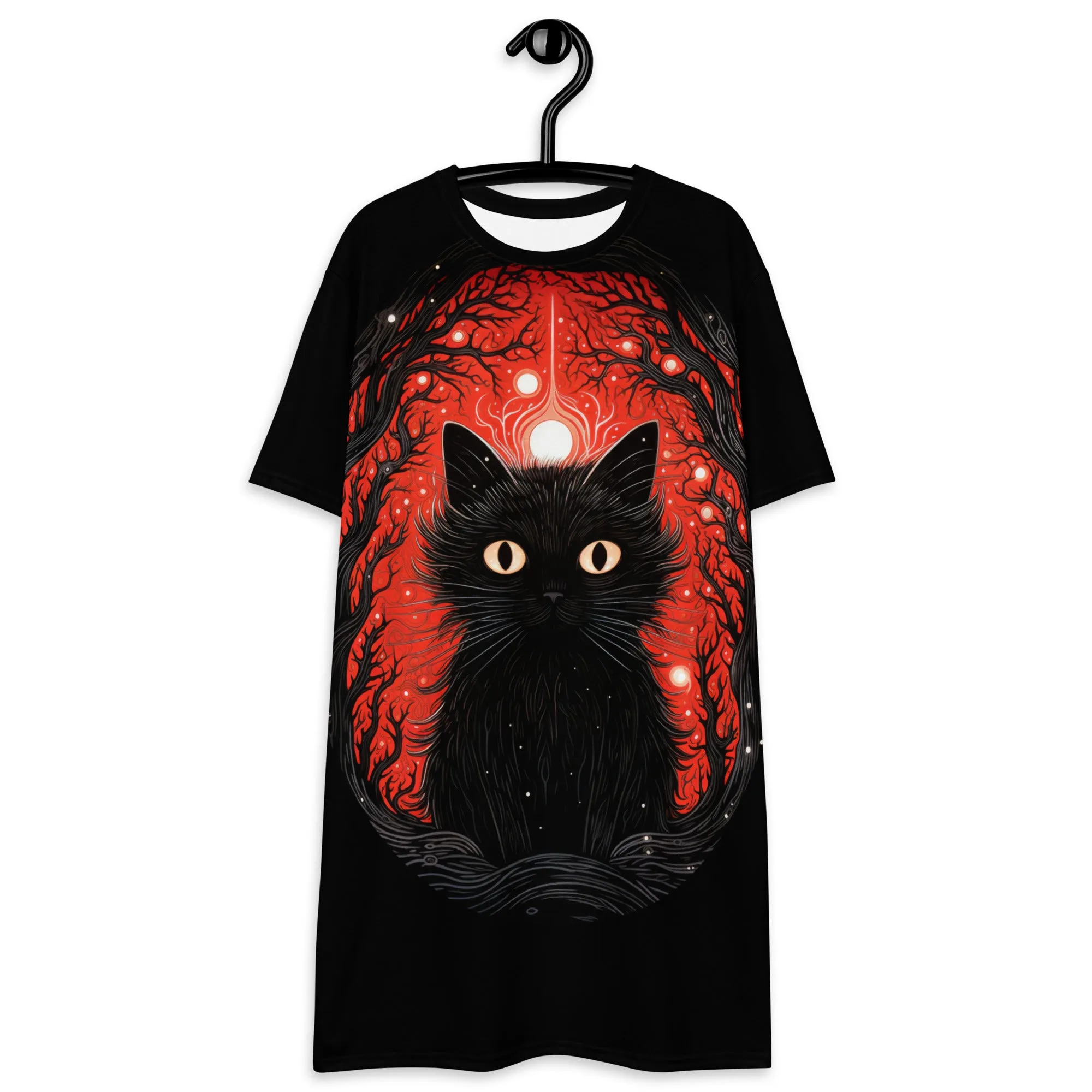 The All-Seeing Tee Dress - Gothic Style Halloween Witchy Alt Unisex T-shirt Dark Academia Pagan Grunge