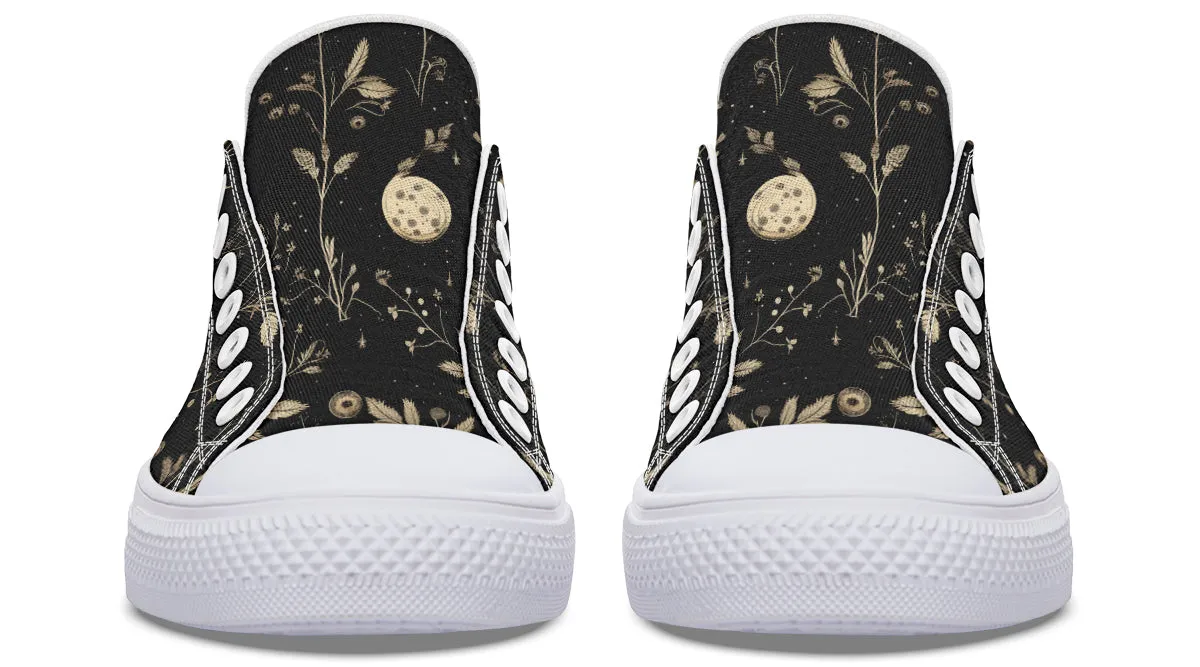 Twilight Garden Low Tops - Classic Premium Canvas Shoes with Comfortable and Durable Soles