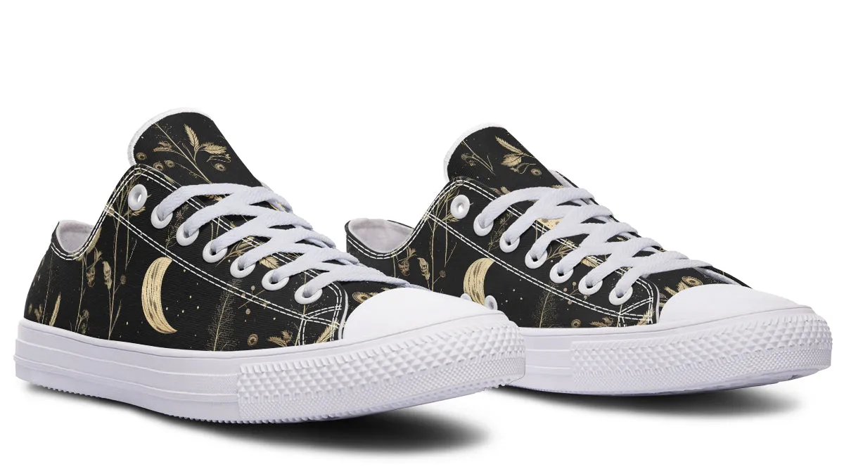 Twilight Garden Low Tops - Classic Premium Canvas Shoes with Comfortable and Durable Soles