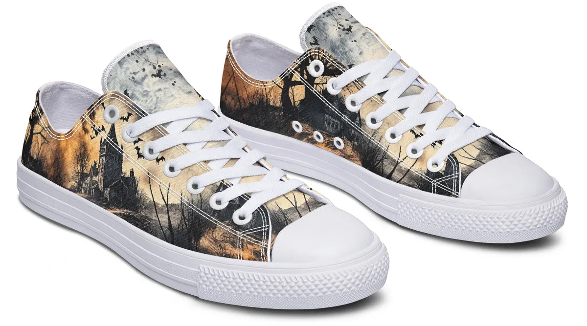 Vlad’s Castle Low Tops - Classic Premium Canvas Shoes with Comfortable and Durable Soles