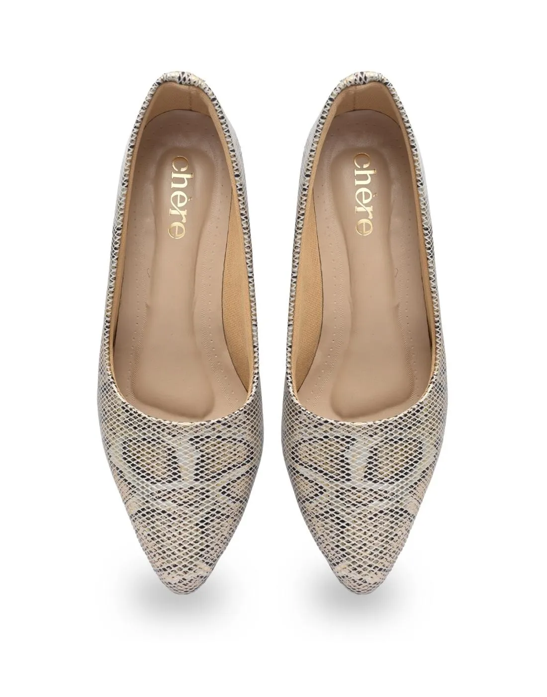 Women's Metallic Print Pumps