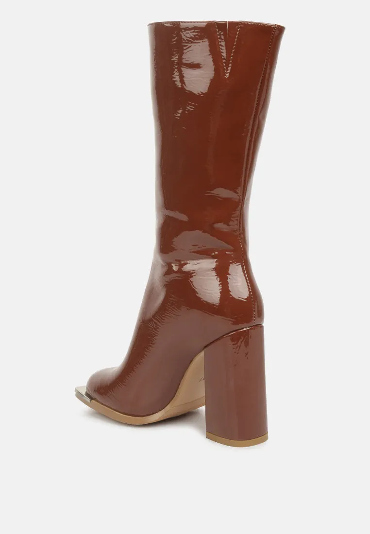 Year Round High Heeled Calf Boots By Ruw